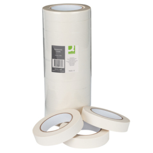 Nastro per mascheratura Q-Connect 24 mm x 50 m - conf. 12 pezzi - KF01789 - LoveOffice