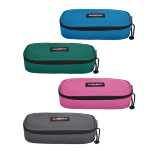 Set 4 astucci Eastpak Ovalini 22x9xH.5 cm colori assortiti - LoveOffice