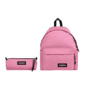 Set 2 zaini + 2 astucci Eastpak Padded Pak'r® e Benchmark Single Pink Cloud - LoveOffice