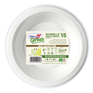 Scodella in polpa Dopla Green 450 ml bianco - conf. 15 pz - 07746 - LoveOffice