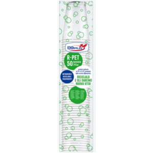 Bicchieri in R-PET Dopla DO trasparente 540 ml - conf. 50 pz - 25003 - LoveOffice