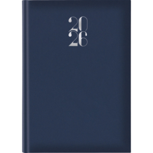 Agenda 2026 Giornaliera S/D abbinati 17x24 cm Gommato blu 26-647B00401C - LoveOffice