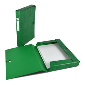 Cartella portaprogetti con bottone Sei Rota Scatto - dorso 4 cm verde - 26x36 cm - 67900405 - LoveOffice