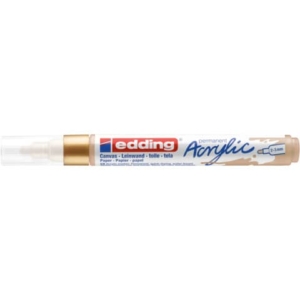 Marcatore acrilico Edding 5100 - punta tonda 2-3 mm tratto medio - oro-prezioso - E-5100 924 - LoveOffice