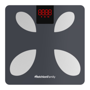 Bilancia pesa persone Smart digitale 0-180 Kg Melchioni Family Piuma con display LCD colorato - 118230012 - LoveOffice