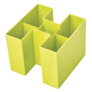 Portapenne Han Bravo a 5 scomparti Trend Colour giallo limone - 1 - 17455-50 - LoveOffice