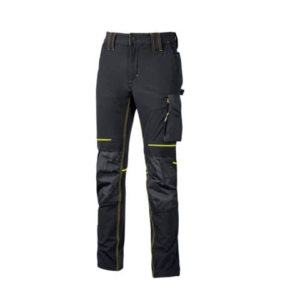 Pantalone da lavoro U-Power ATOM Black Carbon - taglia L PE145BC-L - LoveOffice