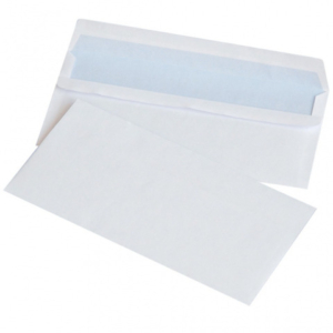 Buste autoadesive Office Products 75 g/m² bianco - 11x22 cm - senza finestra - conf. 1000 pz - 15203219-14 - LoveOffice