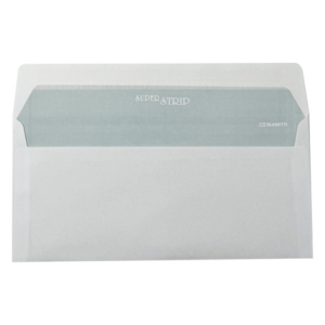 Buste con finestra Blasetti Strip Laser Opened - 90 g/m² bianco - 11x23 cm - conf. 500 pz - 0156 - LoveOffice