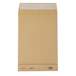 Buste a sacco Blasetti Monodex Avana in carta kraft 120 g/m² - fondo quadro - 30+4x40 cm - conf. 250 pz - 0936 - LoveOffice