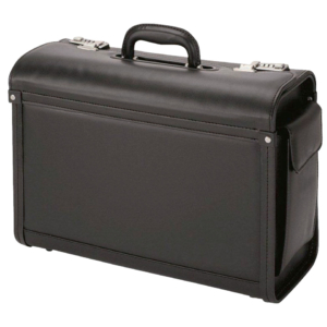 Borsa pilota in similpelle Alassio - 45,5x20x34 cm - Nero - 45028