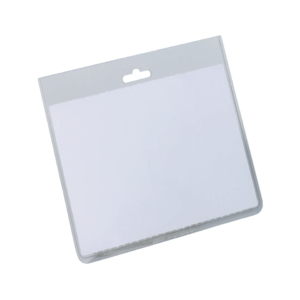 Portanomi DURABLE tasca chiusa Trasparente 60x90mm - 813519 (conf.20)