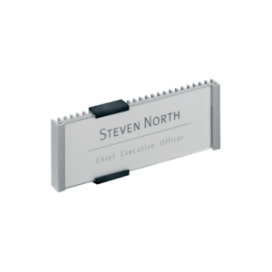 Targa per porte e pareti Info Sign Durable - alluminio/acrilico - 14,9x5,25 cm - 4800-23