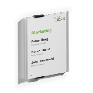 Targa per porte e pareti A5 Info Sign Durable - alluminio/acrilico - 14,9x21,05 cm - 4803-23