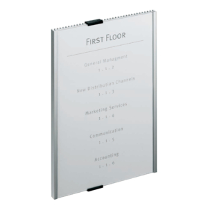 Targa per porte e pareti A4 Info Sign Durable - alluminio/acrilico - 4806-23