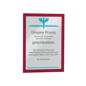 Cornici adesive Magaframe™ Durable - A4 - Rosso - 4872-03 (conf.2)