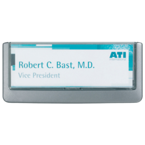 Targa per porte e pareti Click Sign Durable - 14,9x5,25 cm - grafite - 4860-37