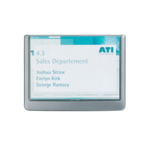 Targa per porte e pareti Click Sign Durable - 14,9x10,55 cm - grafite - 4861-37