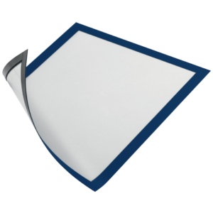 Cornice magnetica Durable - A4 - 25x0,45x32,5 cm - porta avvisi - Blu (conf.5)