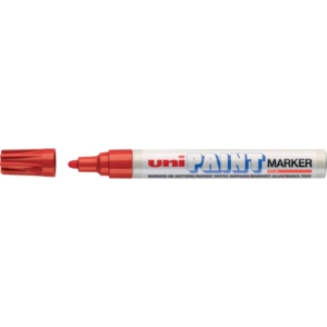 Pennarello a vernice Rosso Paint marker Uni-Ball - tonda - 2,2-2,8 mm
