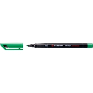 Penna Stabilo OHPen universal Medio (M) 1 mm verde 843/36