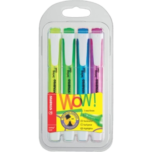 Evidenziatori Swing Cool Stabilo - Assortito - 1-4 mm - 275/4 (conf.4)