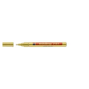 Pennarello Indelebile a vernice Edding 751 - Oro - tonda - 1-2 mm