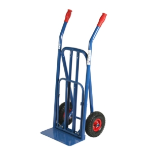 Carrello in acciaio Serena Group con doppio manico 90 x 44 x h.118 cm Blu HT4024R