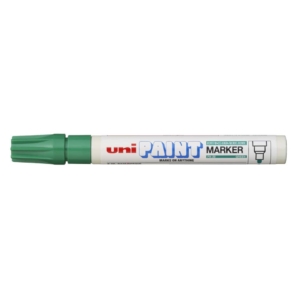 Pennarello a vernice Verde scuro Paint marker Uni-Ball - tonda - 2,2-2,8 mm