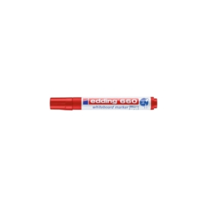 Marcatore per lavagne bianche edding 660 punta conica 1,5-3 mm rosso E-660 002
