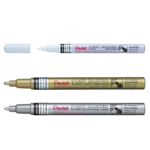 Pennarello a vernice Argento Paint Marker Pentel - punta fine da 2,9 mm