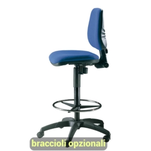 Sgabello tecnico ESOS UNISIT - polipropilene - Blu - EOE1/EB