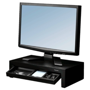 Supporto FELLOWES Monitor Designer Suites plastica Nero altezza regolabile 11/13/15cm