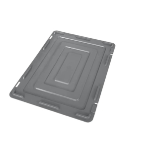 Contenitore in polipropilene a norma europea Viso Grigio - 30x40x2 cm - E4301