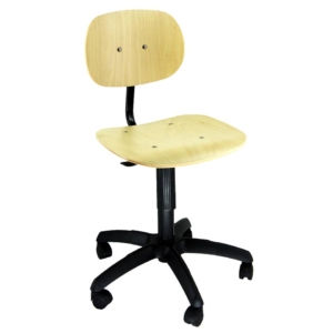 Sgabello tecnico in poliuretano espanso Esos 6 in Faggio multistrato UNISIT