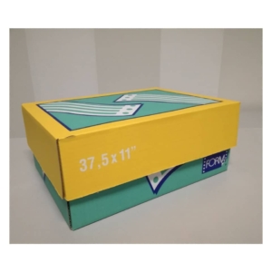 Carta a modulo continuo 37,5x11 - 60g/m² Form - piste staccabili - Bianco (scat. 2000 moduli)