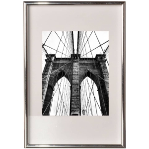 Cornice in PVC e crilex Methodo - A4 - Argento - K980165