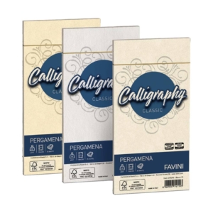 Calligraphy Favini Pergamena Liscio - naturale - Buste per carta da lettere 11x22 cm - 90g/m² - A57Q203 (conf.25)