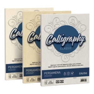 Calligraphy Favini Pergamena Liscio - naturale - fogli A4 90g/m² - A69Q204 (conf.50)