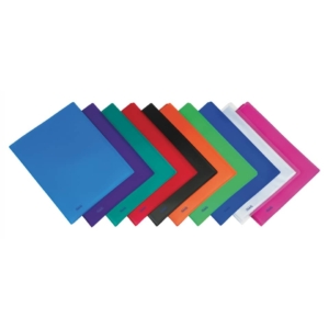 Portalistini A4 Sviluppo Favorit - 60 buste buccia d'arancia - Blu - 100460300