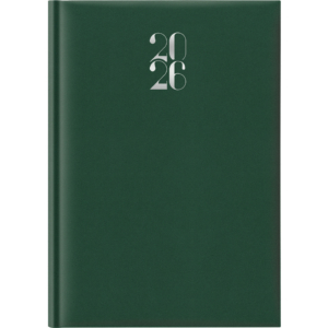 Agenda Giornaliera 2026 A4 Madrid Verde