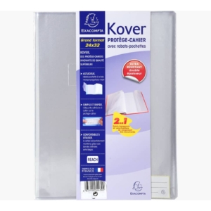 Portalistini A4 Kover - 24x32 cm Exacompta Trasparente