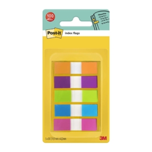 Segnapagina remov. Post-it® Index Mini + dispenser Colori Assortiti - 683-5CB2-EU (5 blocchetti da 20 foglietti)
