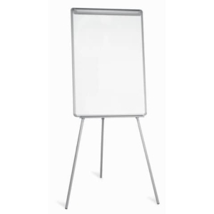 Lavagna magnetica a fogli mobili con treppiede Q-Connect 70x100 cm plastica grigio - KF04166 - LoveOffice