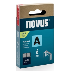 Punti per fissatrice tipo A 53/6 Novus silver (conf.2000 pezzi)