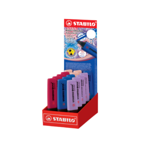 Espositore 15 evidenziatori Stabilo Boss Nature Colors Wildflowers Edition 2-5 mm assortiti