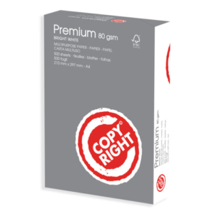 Carta per fotocopie Copy Right Premium A4 80 g/mq in risma da 500 fogli Copy Right Premium - LoveOffice