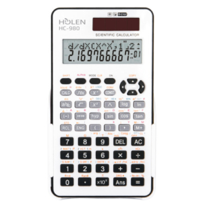 Calcolatrice scientifica Holen HC-980 10+2 cifre 401 funzioni ammessa alla maturita' bianco/nero - 3531 - LoveOffice
