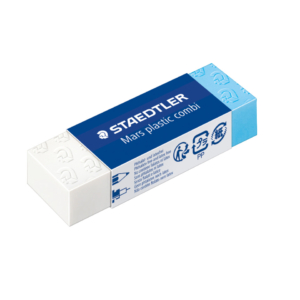 Gomma Staedtler Mars® Plastic Combi bianca/blu - 526 508
