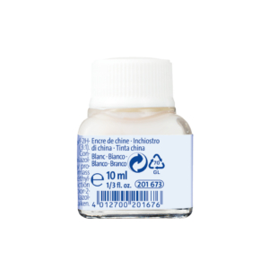 Flacone inchiostro di china Pelikan 523-17 da 10 ml - bianco - 400142516